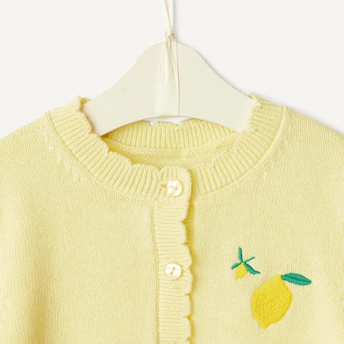 Image of Amazon Essentials x Sofia Grainge Toddler and Baby Girls' Lightweight Cotton Cardigan Sweater