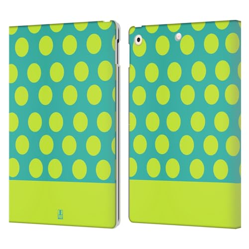 Étui portefeuille en cuir haut de gamme Head Case Designs compatible avec Apple iPad 10.2