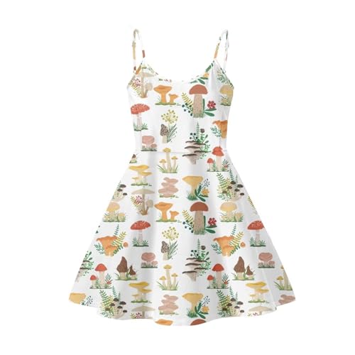 Image of Coloranimal Women's Summer Sleeveless Casual Swing Dresses with Loose Fit Beach Sundress