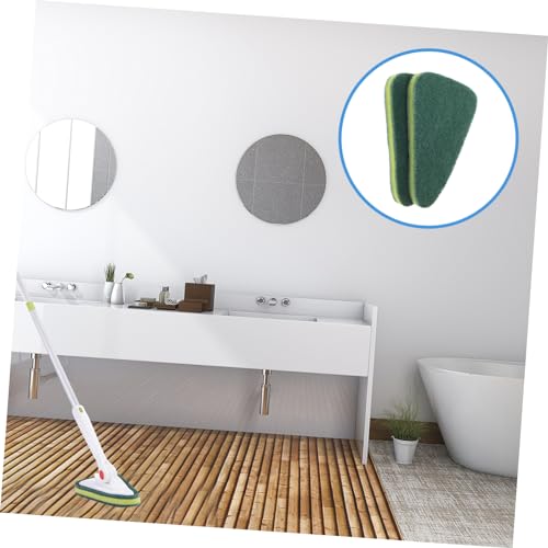 Image of Garneck 2pcs Floor Brush Bathroom Brush Replacement Bathroom Bathtub Tile Scouring Pad Tool Water Set Cloth Frosted