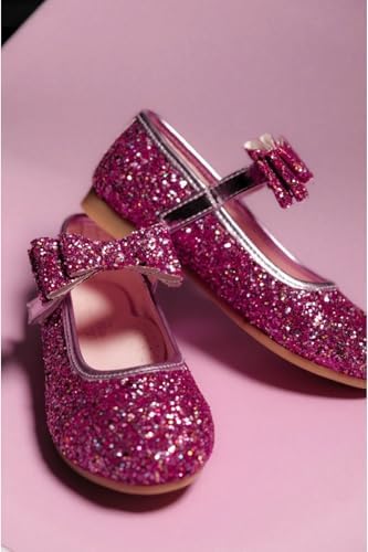 babelia Kız Çocuk Fiyonklu Pembe Babet Pembe 26 - Görsel 2