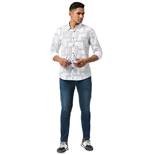 Image of Pepe Jeans Men's Casual Shirt | Trendy Printed Shirt for Men| Regular Fit | Full Sleeve | Available in Plus Size, Cotton