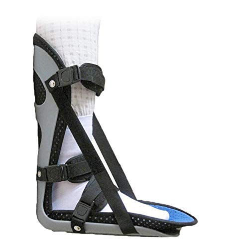 Soporte de fijación de férula para ortesis de pie Férula de caída de tobillo Corrector de soporte de pie para fascitis plantar para caminar, alivia eficazmente el dolor del tendón de Aquiles, ayuda a