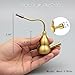 MENGQILINYU Mini Hookah Set, Gourd-Shaped Compact Design with Cleaning Brush, 3-in-1 Tool and Metal Screens