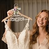 Custom Wedding Dress Hanger for Bride Personalized Wedding Hangers with Name Customised Honor Maid Dress Hanger