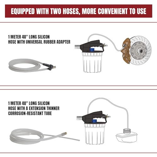Thorstone 2L Vacuum Brake Bleeder Kit, One Person