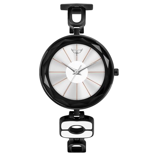 Image of WHITE BIRD Delight Mother of Pearl Dial Analog Metal Strap Watch for Women