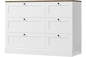 Attractive White Farmhouse Style Small Dresser