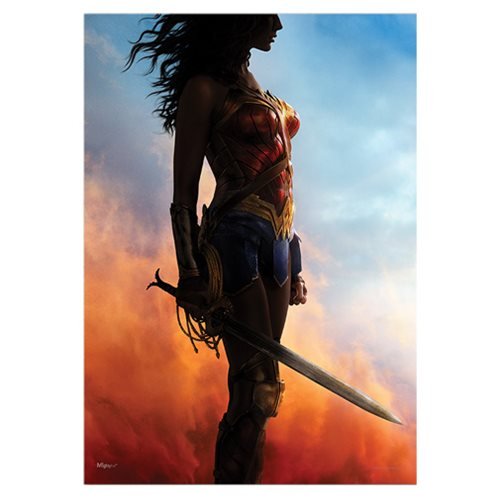 MIGHTYPRINTDC Comics – Wonder Woman – Power Grace Wisdom - 2017 Film – Durable 17” x 24 Wall Art – NOT Made of Paper – Officially Licensed Collectible