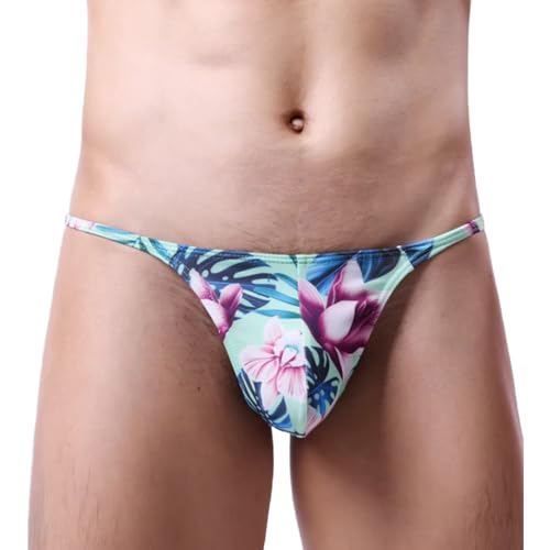 Men Thong T-back Sexy Underwear Lingerie Bikini Underpants Big Pouch Panties3