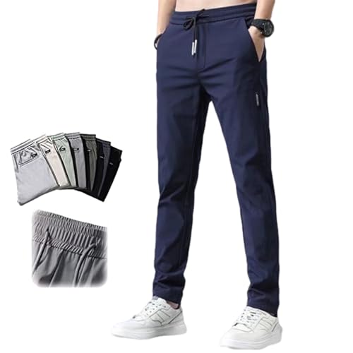 Deniluxe Pants for Men, Luvchoice Stretch Pants for Men, Glidepants - Unisex Quick Dry Pull-On Stretch Pants