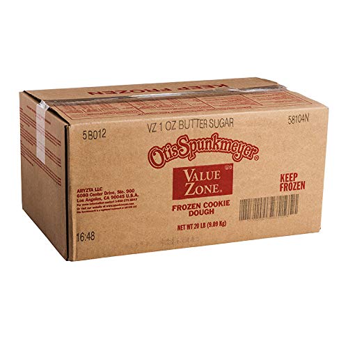 Otis Spunkmeyer Value Zone Frozen Butter Sugar Cookie Dough 1 ounce Pack of 320