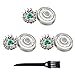 SH90 Cabezales de Afeitado Compatible con Phi-lips Norelco Series 9000, SH90/62 Cuchilla de Afeitar de Repuesto Compatible con Phi-lips Máquina de Afeitar con Cepillo de Limpieza Poweka