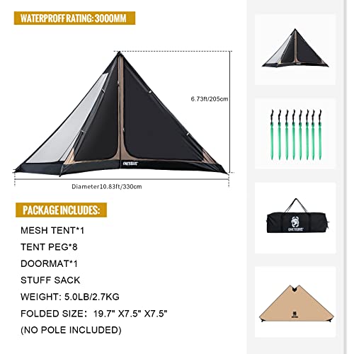 Carpa interior de malla para 2 personas OneTigris miniatura 6