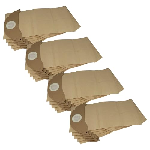 vhbw 20x bolsa reemplaza Kärcher KFI 252, 6.904-143.0, 4002667015317 para aspiradora - papel marrón