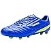 Saekeke Scarpa da Calcio FG Unisex-Bambini Ragazzi e Ragazze Scarpe da Football per Multiterreno S2116 Blu EU37