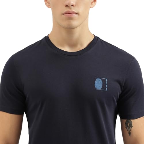 Image of United Colors of Benetton Men's Cotton Regular Fit T-Shirt