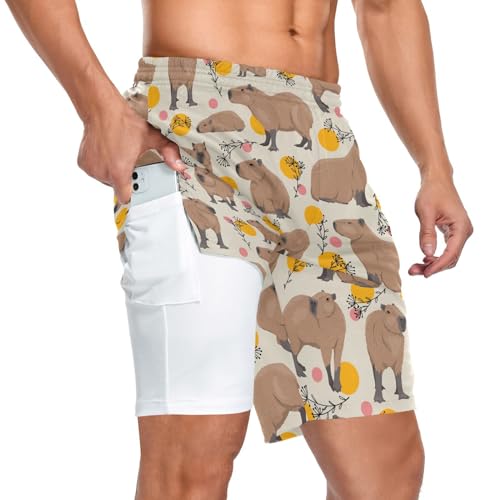 JHKKU Capybara Shorts for Men 7