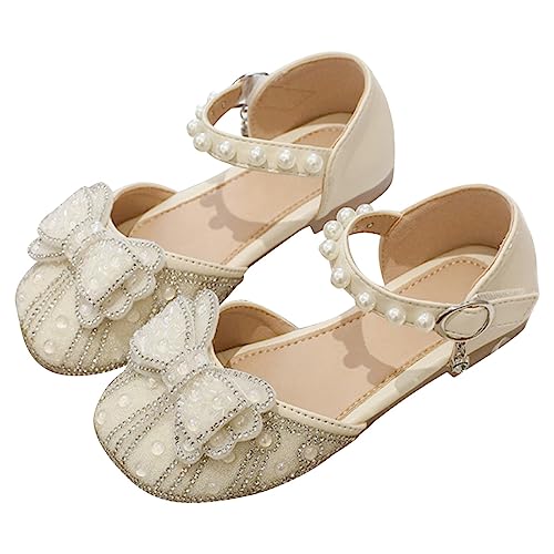 Jelly Shoes for Girls Shoes Cute Bow Mary Jane Shoes Ballerina with Satin Ankle Tie for Wedding Birthday Party Beach Shoes