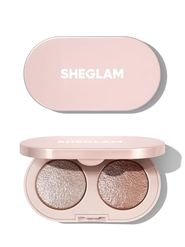 SHEGLAM Prismalight Baked Gelee Eyeshadow Duo-01 Quartz Rising