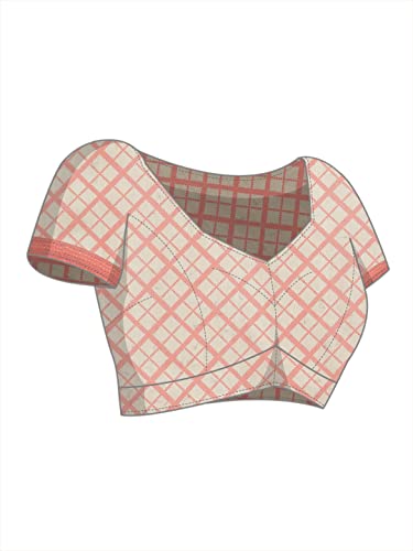 Image of Amazon Brand - Anarva Women's Kalamkari Saree With Blouse Piece