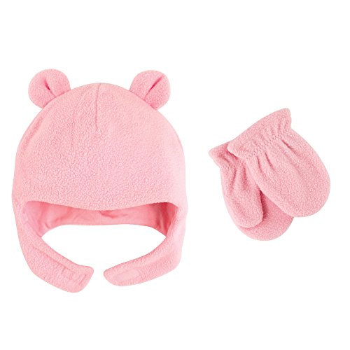 Chapeau d'hiver rose bébé 6-12 mois bonnet chaud mixte nourrisson