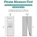 [Newest] Magnetic Screen Door, IKSTAR Mosquito Net, Keep Bugs Out, Let Cool Breeze in - Self Sealing Magnets - Magnet Closure Mosquito Net - Curtain Works with Pet, Sliding, Single Door-38×98