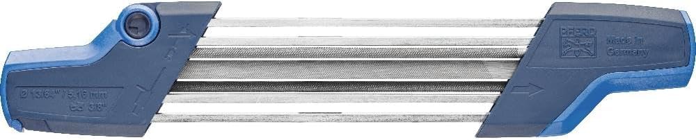 CS-X Chainsaw Chain Sharpener, 13/64” File for 3/8” Low Profile Chains, 2-in-1 Chainsaw Sharpener and Depth Gauge Tool, Easy Handheld Chain Sharpening (Pack of 1) - Part 17303