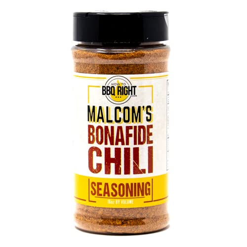 Malcom's Bonafide Chili Seasoning Mix | Championship Original Seasoning Kit | Perfect Blend Of Gourment Spices For Meat, Vegan, Or Vegetarian Chili | 16 Oz #TOP20