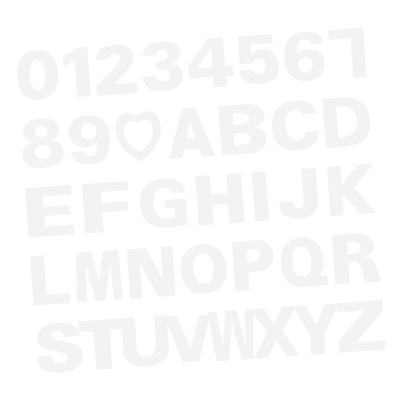 VICASKY 37pezzi Stencil per Torte Fai Te Numeri e Lettere Design Forma di Cuore in Pet di Utensili da Forno per Dolci