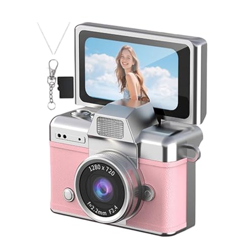 Appareil photo numérique rétro léger pour équipement de camping et voyage