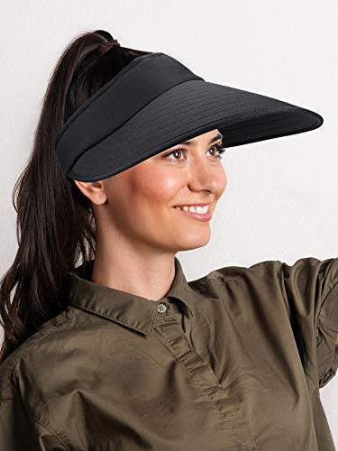 Sombreros Visera para Mujer 2 Piezas Ala Ancha Ajustable miniatura 2