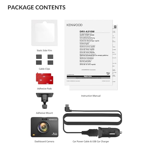 Dash Cam Kenwood DRV-A310W - 5
