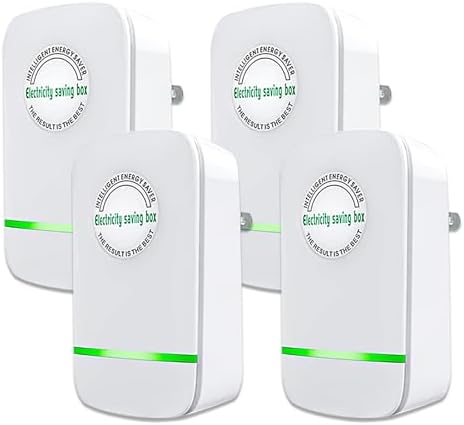Stop Watt Energy Saving Device, 2025 Stopwatt Energy Saving Device, Intelligent Stopwatt Energy Savers, Pro Electric Saver Power Saver for Reduces Energy Costs, US Plug 90V-250V 30KW 4Pack