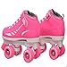 Epic Skates Galaxy Elite Kids Quad Speed Skates, Pink, Juvenile 12