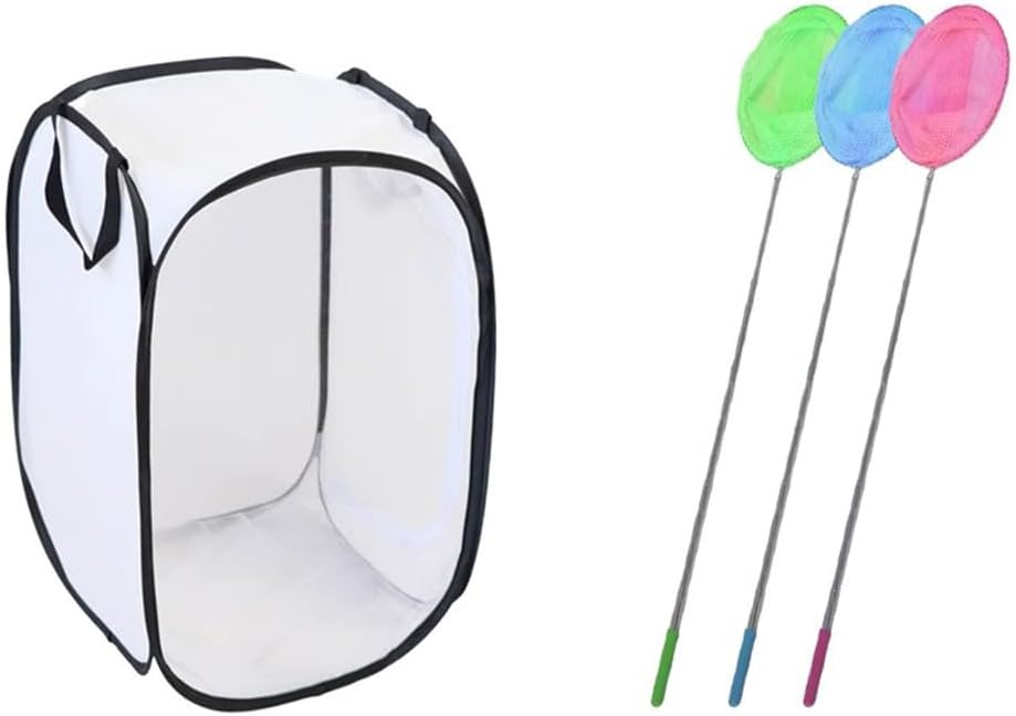 Foldable Portable Outdoor Insect Cage, Suitable for Natural Science Insect Observation,Suits