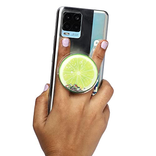 Image of Cute Anime Mobile Holder Grip Stand for Phones Selfie Holder for Smartphones, Designed for Kids and Teens. [ Gel Inside ]-(Model - Fruit Lemon)