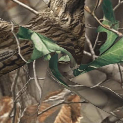 Housse de coussin aspect lin camouflage vert pour déco salon chalet