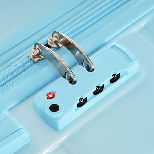 Image of Luggage Sets, ABS Hardshell Suitcase Spinner Wheels and Lock