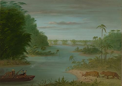 Toile Pont De Palmiers 60x90cm Pour Habiller un Grand Mur Vide