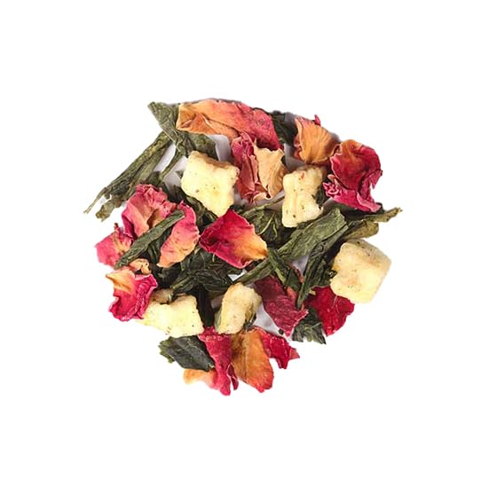 Lychee Rose Green Loose Leaf Green Tea
