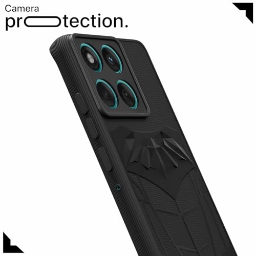 Image of Outlouders Back Cover for Motorola Moto Edge 60 5G / Motorola Moto Edge 60 Fusion 5G | Stylish | Scratchproof | Soft Silicone | Shockproof |Enhanced Camera Lens Protection Bumper Case (Black)