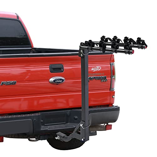 Image of Young 4 Bike Rack - Bicycle Racks Mount Carrier for Cars, SUV and Minivans with 2 inch or 1-1 /4 inch Hitch Receiver, Easy Assembly and Safe Locking