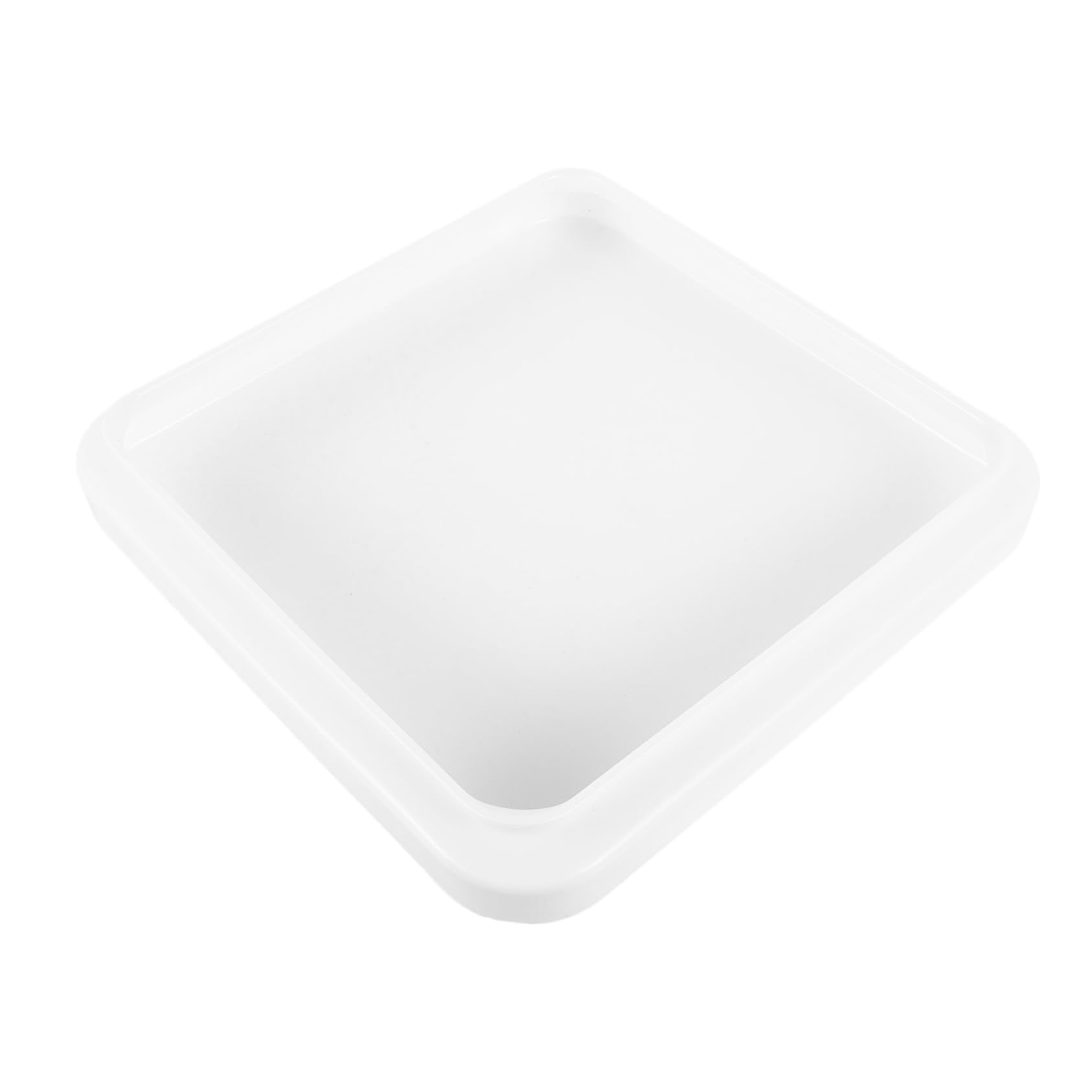 Paralume Quadrato LED Moderno, Copertura Soffitto in PVC Bianco