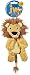 JW Pet Company Crackle Heads Leroy Lion Dog Toy, Medium