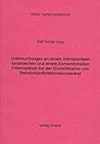  Untersuchungen an einem mikroporösen keramischen und einem konventionellen Filtermedium bei der Druckfiltration von Steinkohlenflotationskonzentrat
