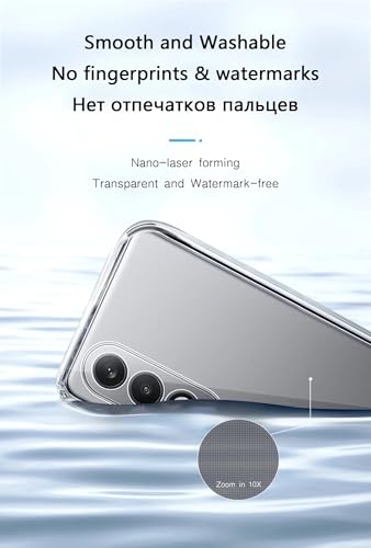 Image of REALCASE Silicone for OnePlus Nord CE 4 Lite 5G Back Cover Case, Scratch Resistant Protective Crystal Clear Transparent Shock Proof Bumper Back Cover Case for OnePlus Nord CE 4 Lite 5G