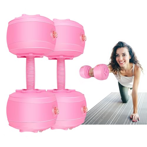 Water Filled Adjustable Dumbbells Set (1 Pair) 3-12 lbs