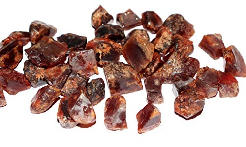 Image of Natural Hessonite (Gomed) Rough Stone 50g - Raw Healing Crystal for Vastu & Meditation