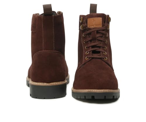 Image of LOUIS STITCH High Ankle Suede Leather Boots for Men | Men's Biker Chukka Long Boots | Hiking, Biking, Travelling Leather Boots | LSSU LBT